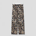 Weite Viskosehose im Animalprint Gr. 38-42