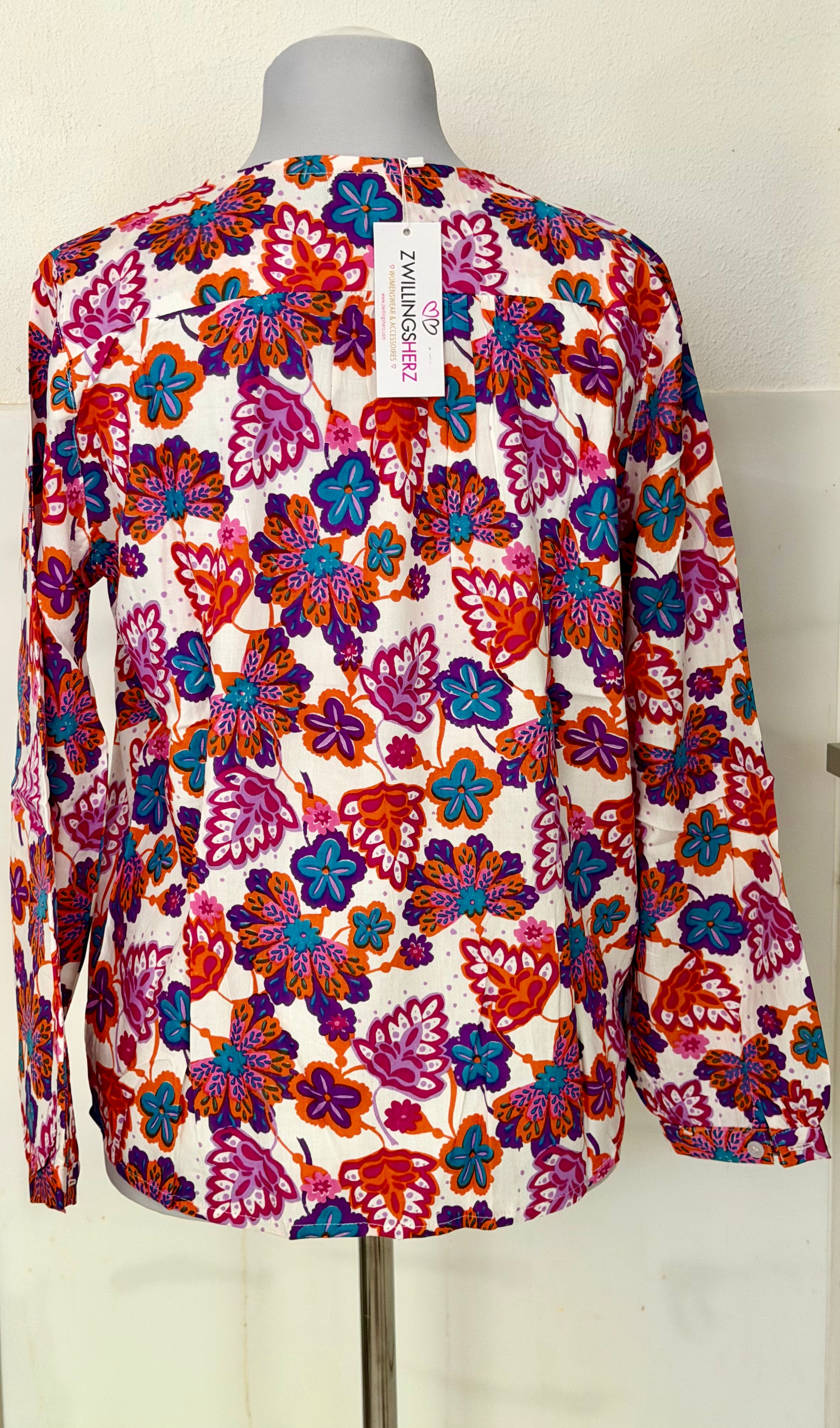 Zwillingsherz Bluse/Tunika |  100 % Viskose  | Gr. 42