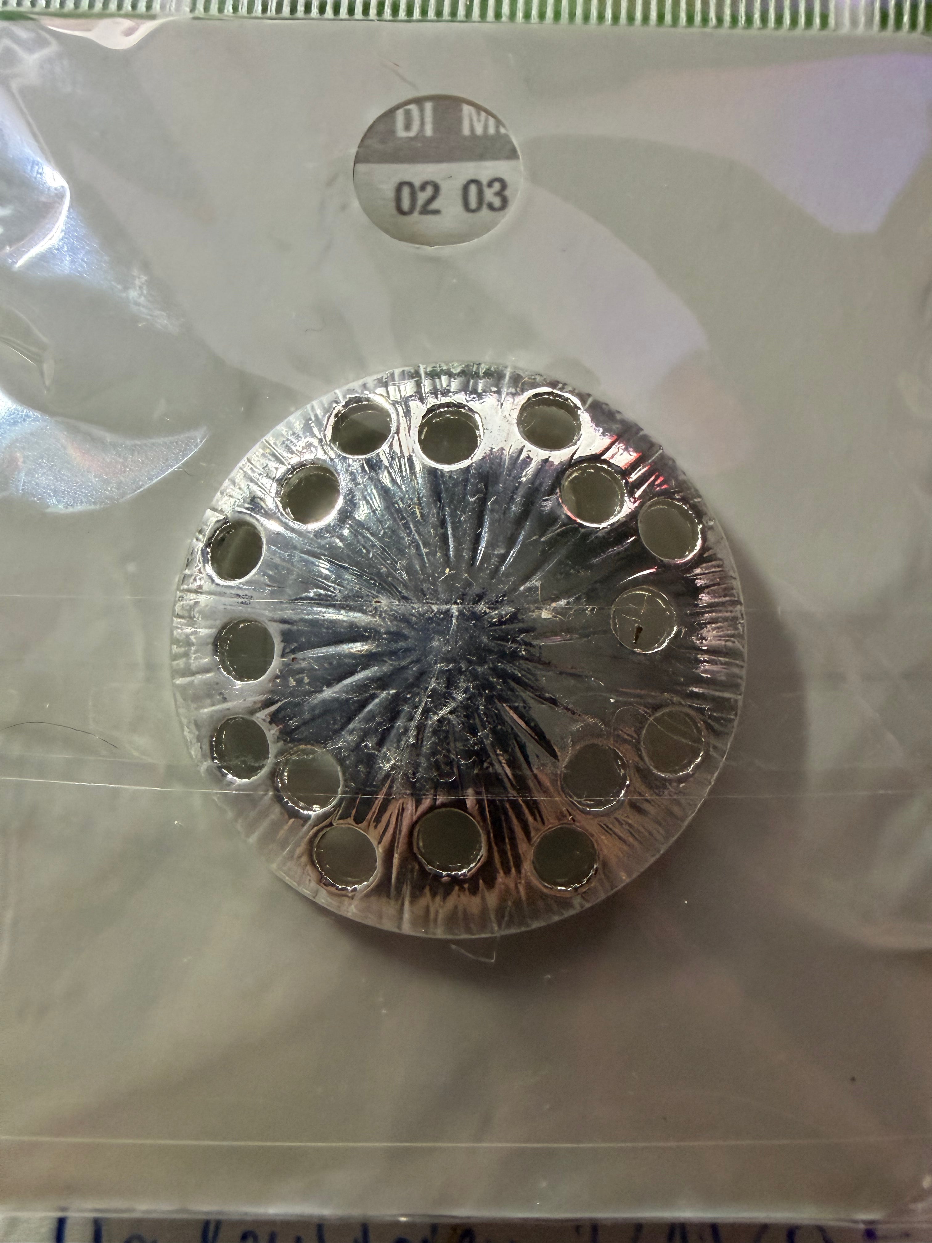 Magnetische Brosche in Spital-Design  | Schalclip | Silber & Gold