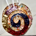 Magnetische Brosche in Spiral-Design | Schalclip | Multicolor