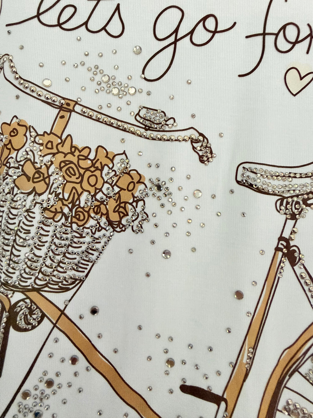 Shirt  " Let´s gofor a ride" | Gr. 38-44. | Made in Italy