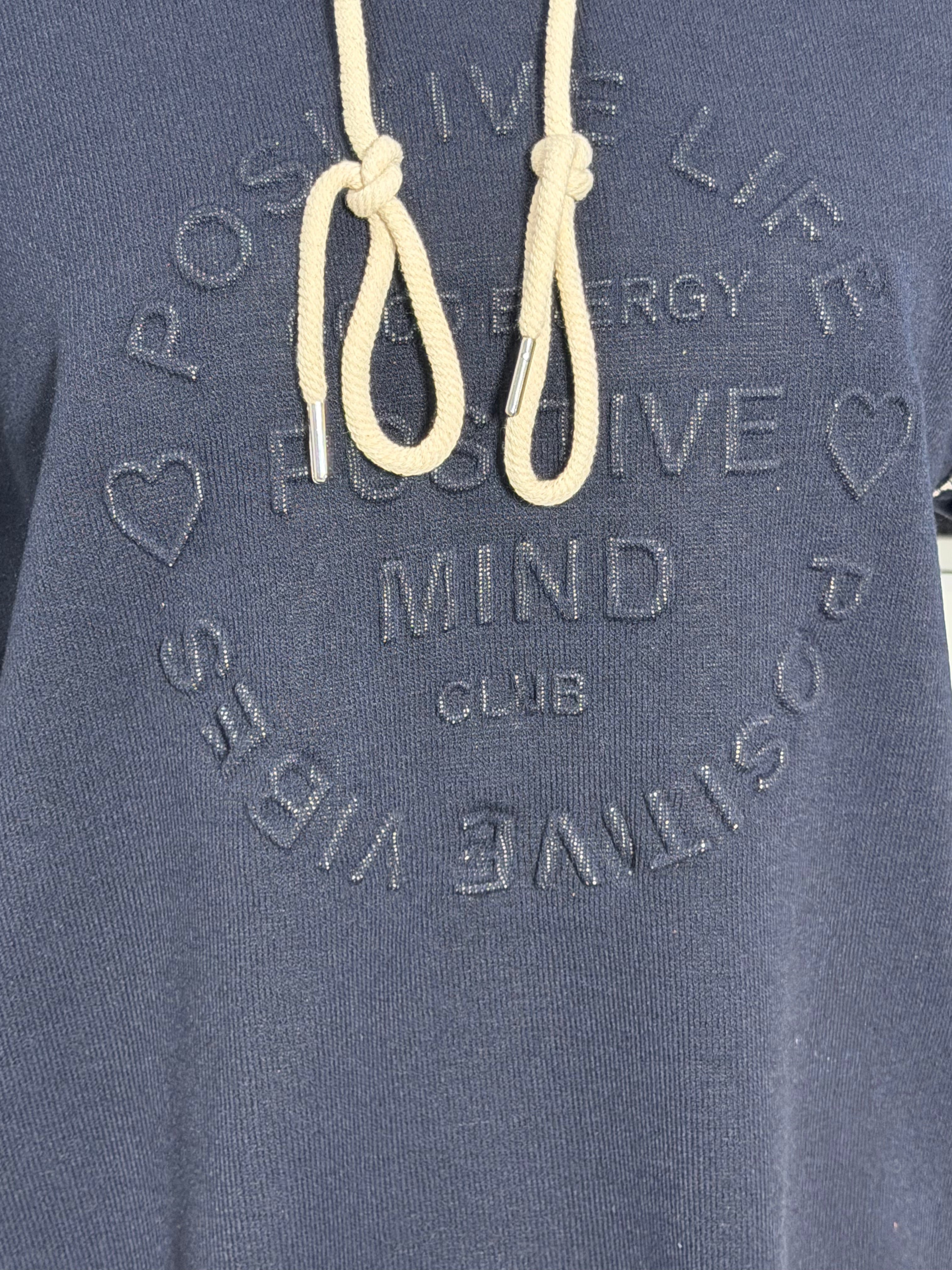 Zwillingsherz Doubleface Hoodie „Positive Mind"