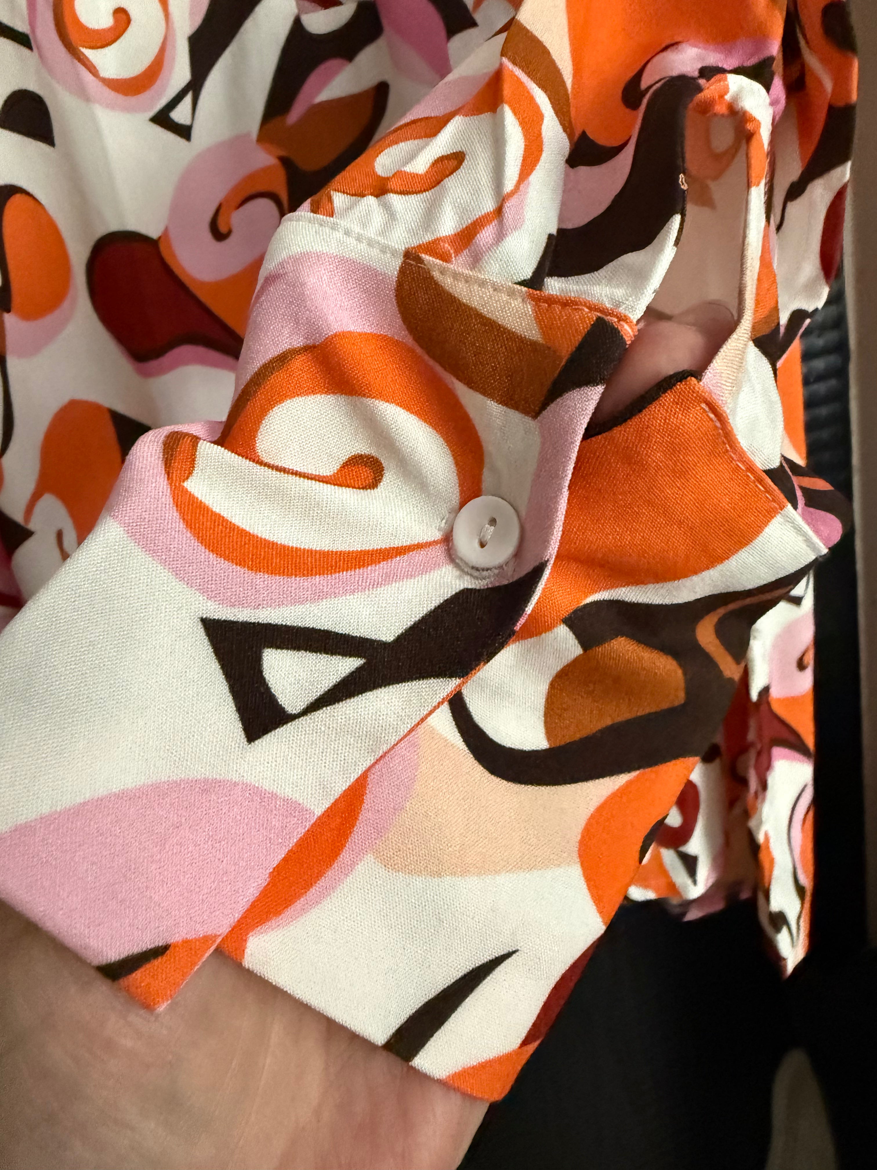 Tunika / Bluse Retro-Look von Aniston Viskose Gr. 42
