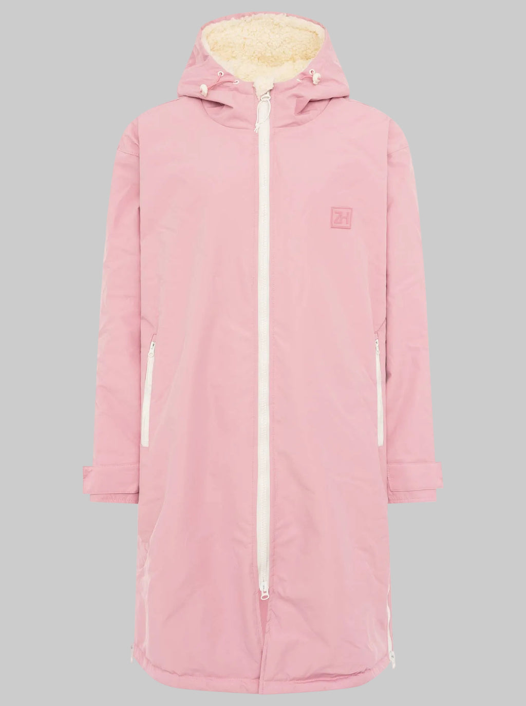 Oversize Windjacke Zwillingsherz  Altrosa / S/M