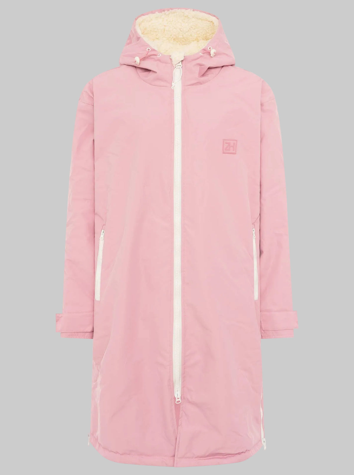 Oversize Windjacke Zwillingsherz  Altrosa / S/M