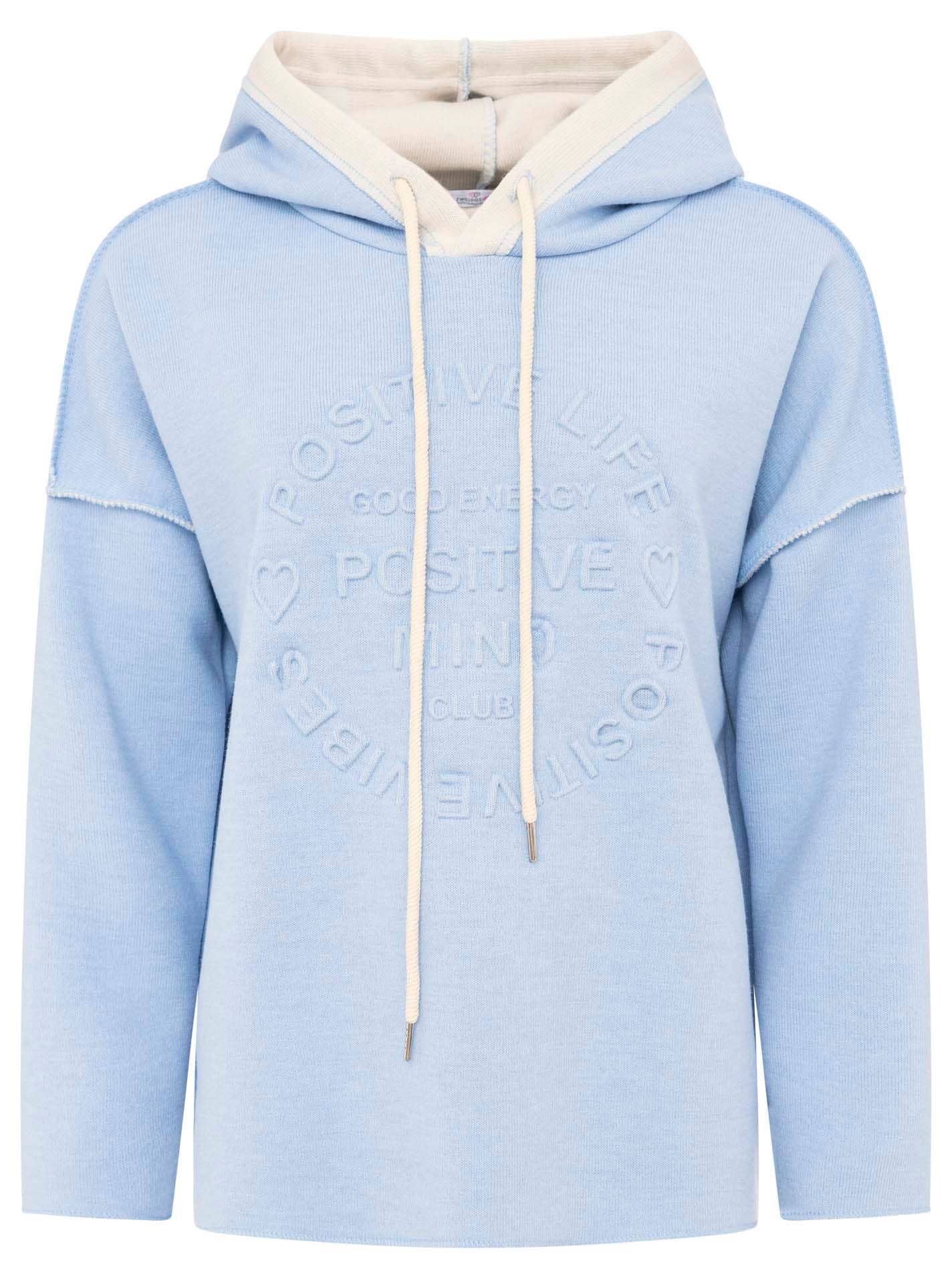 Zwillingsherz Doubleface Hoodie   "Positive Mind"